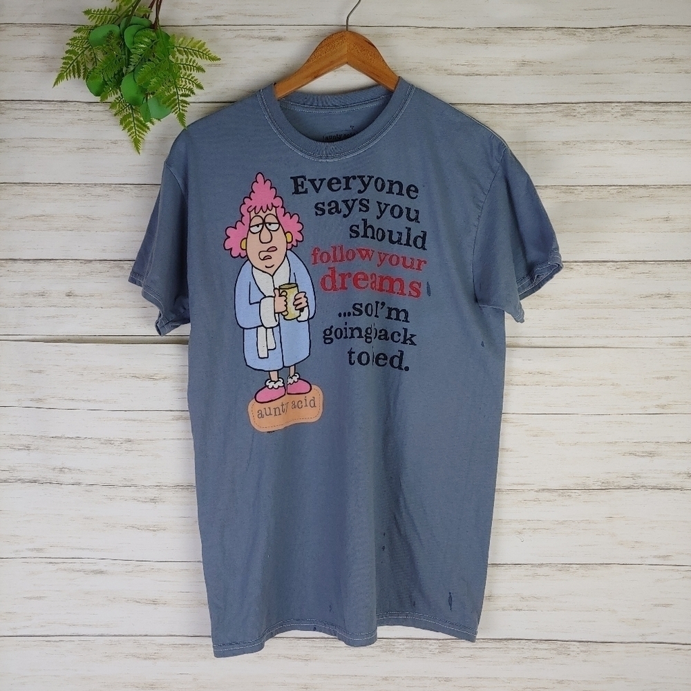 Aunty Acid Sassy Going back to Bed Tee